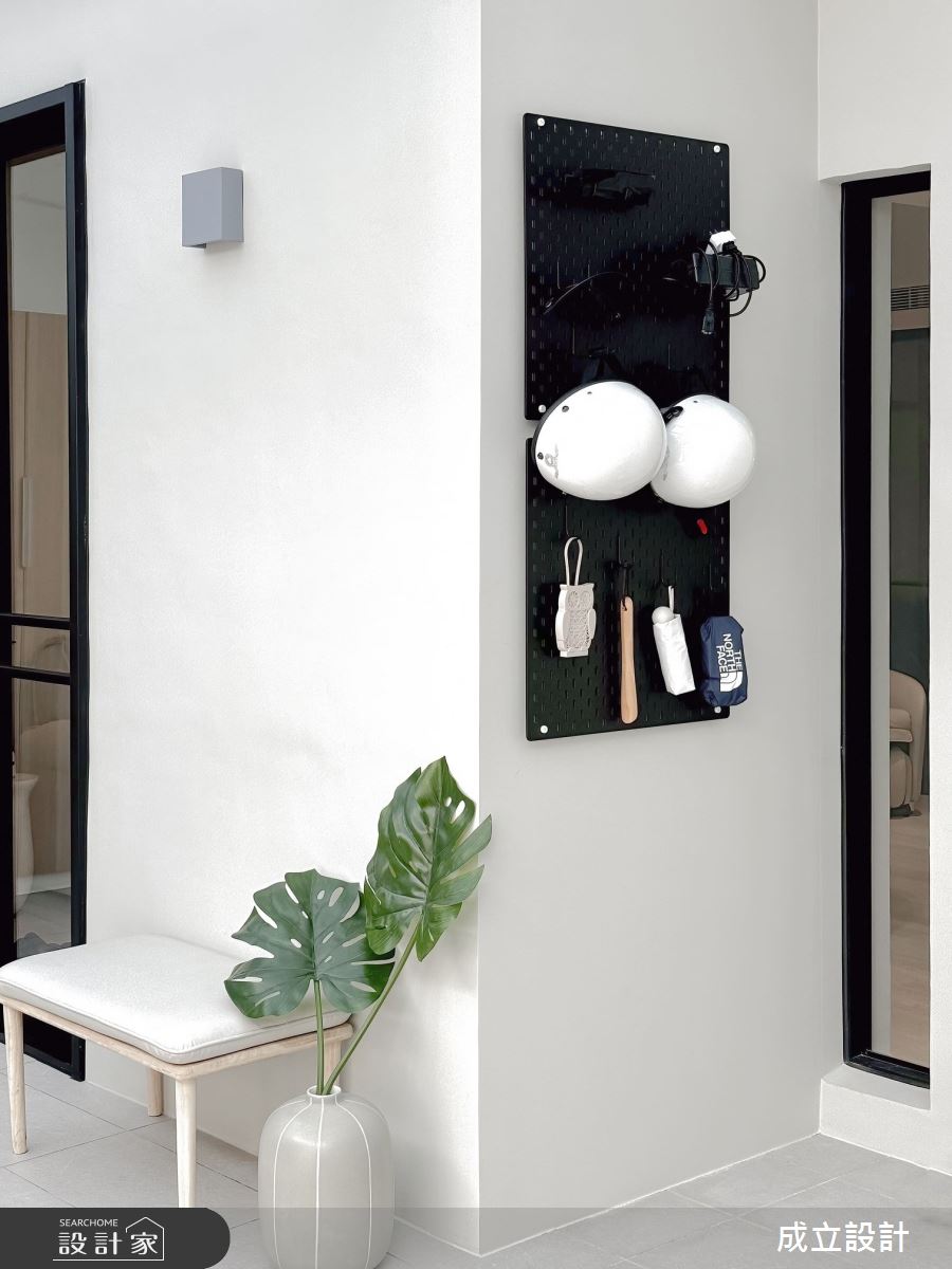 42坪老屋(41~50年)＿簡約風玄關庭院案例圖片＿成立設計＿成立_REBORN之5