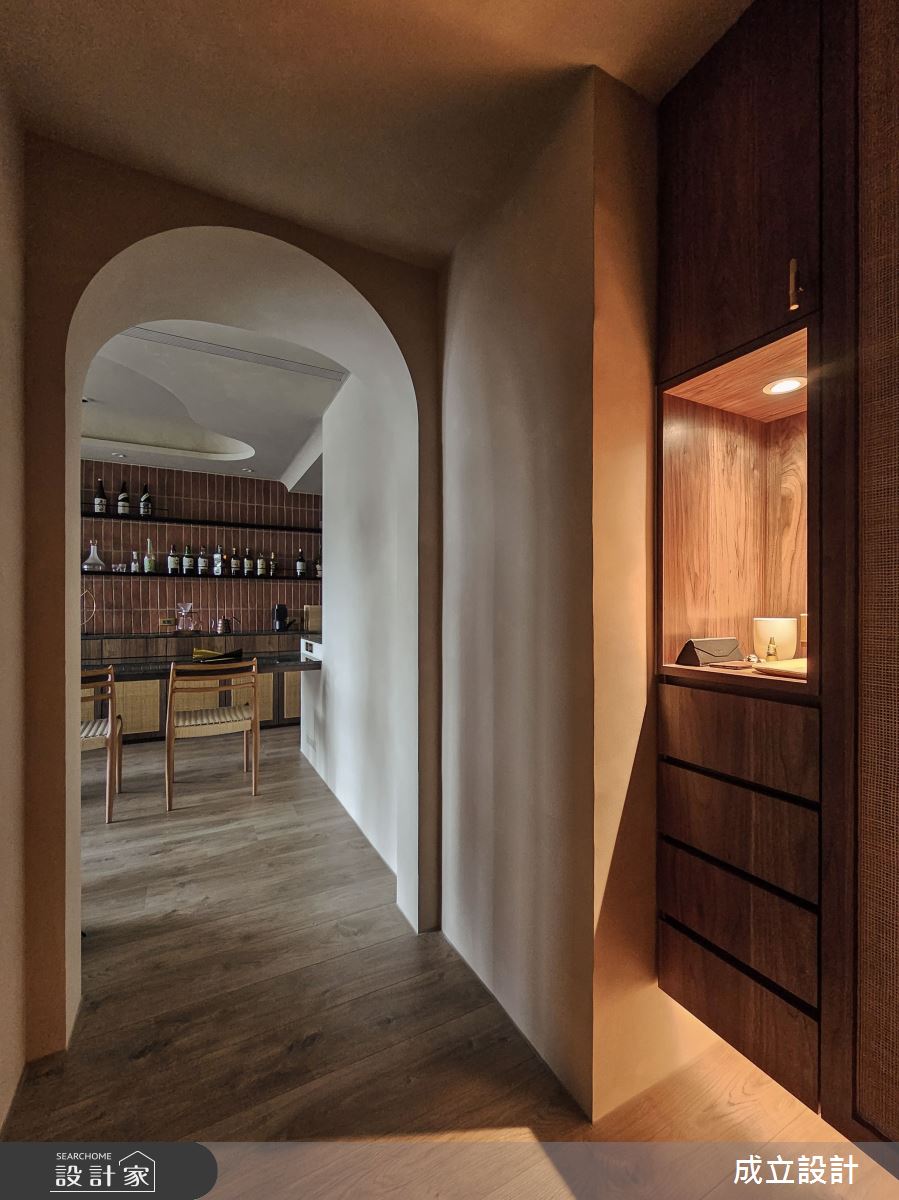 20坪新成屋(5年以下)＿復古風玄關案例圖片＿成立設計＿成立_Personality之1