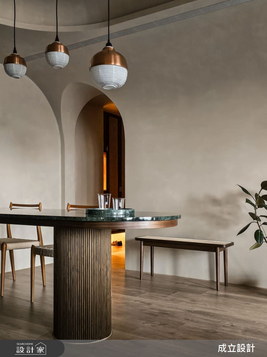 20坪新成屋(5年以下)＿復古風客廳餐廳案例圖片＿成立設計＿成立_Personality之12