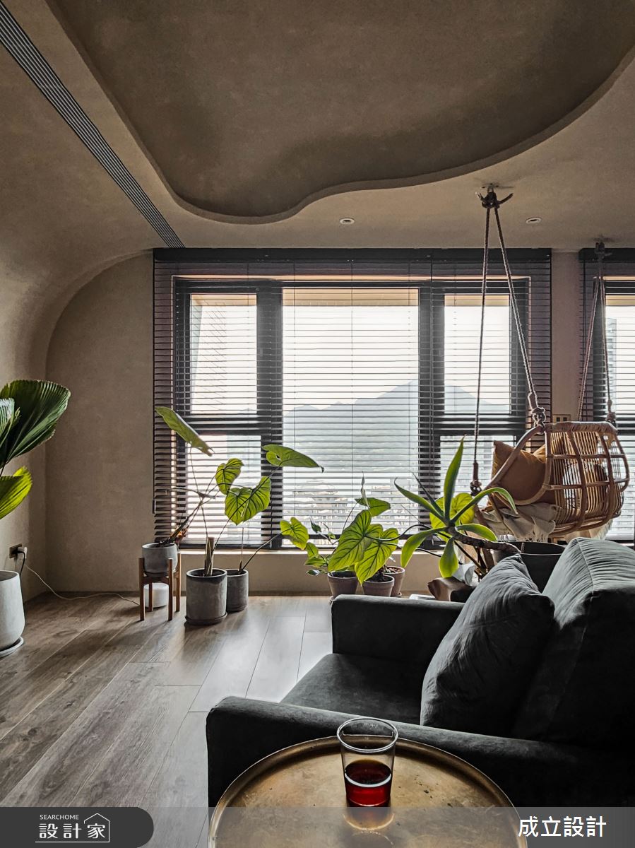 20坪新成屋(5年以下)＿復古風客廳案例圖片＿成立設計＿成立_Personality之14