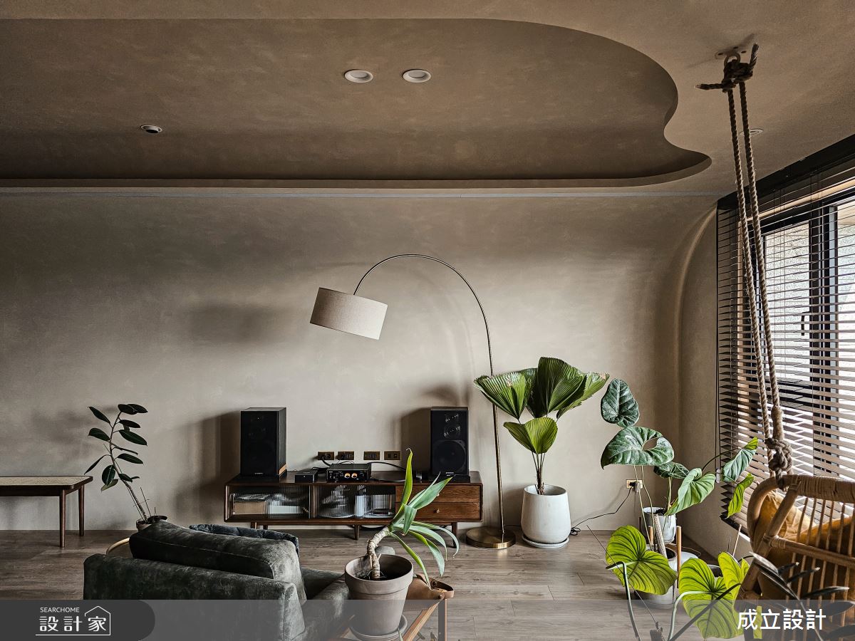 20坪新成屋(5年以下)＿復古風客廳案例圖片＿成立設計＿成立_Personality之15