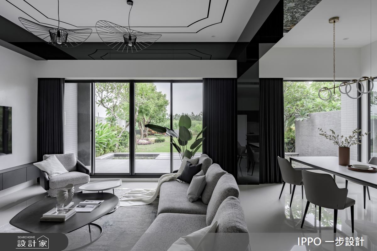 45坪新成屋(5年以下)＿現代風客廳餐廳案例圖片＿IPPO 一步設計＿一步_第十八步_翠幽韵 Emerald Serenity之6