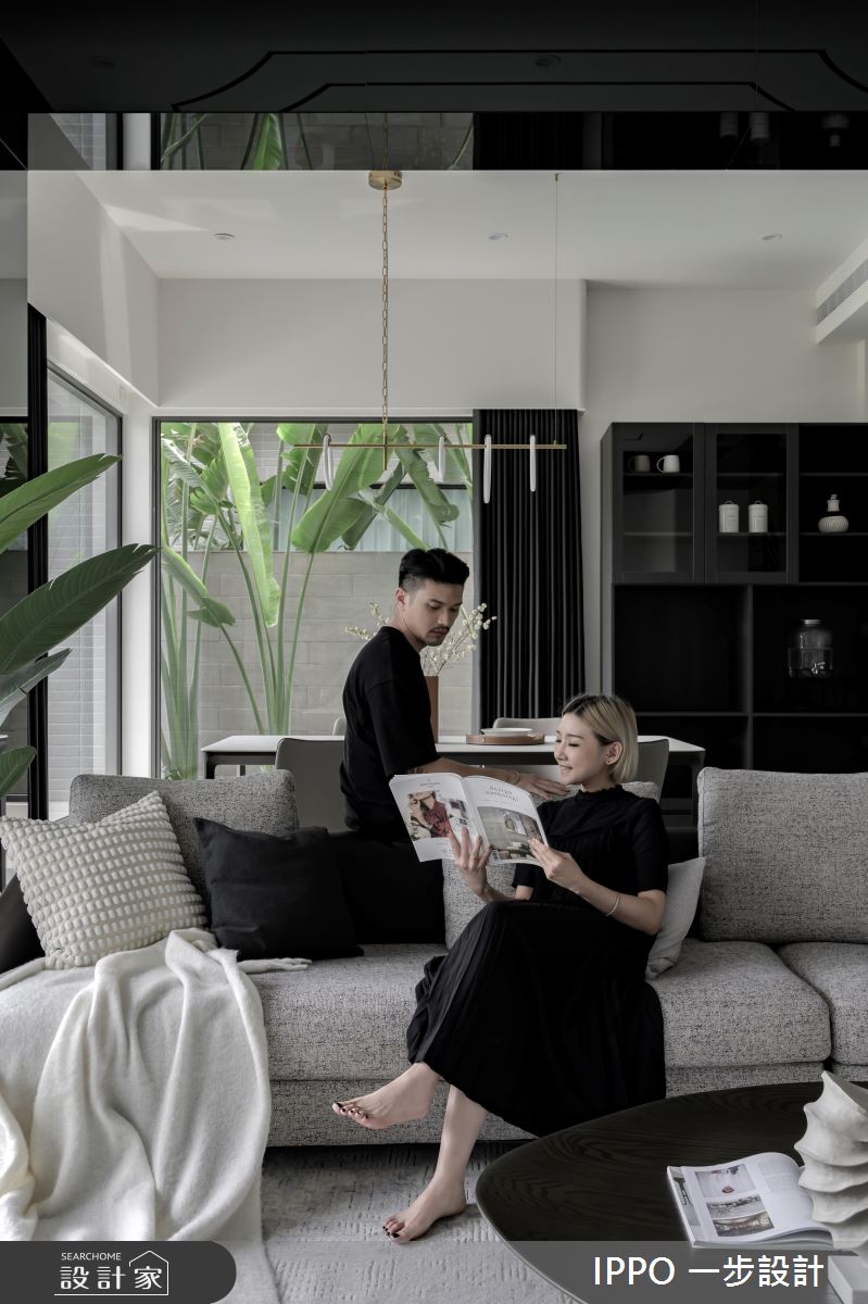 45坪新成屋(5年以下)＿現代風客廳餐廳案例圖片＿IPPO 一步設計＿一步_第十八步_翠幽韵 Emerald Serenity之9