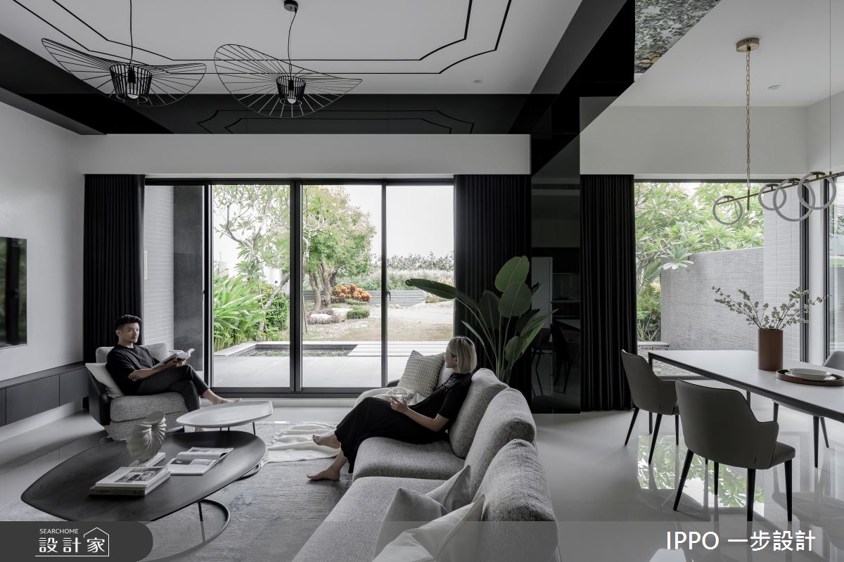 45坪新成屋(5年以下)＿現代風客廳餐廳案例圖片＿IPPO 一步設計＿一步_第十八步_翠幽韵 Emerald Serenity之7