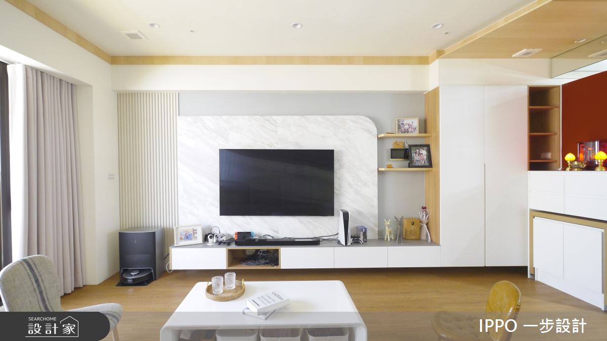 28坪中古屋(5~15年)＿現代風客廳案例圖片＿IPPO 一步設計＿一步_第五步之6