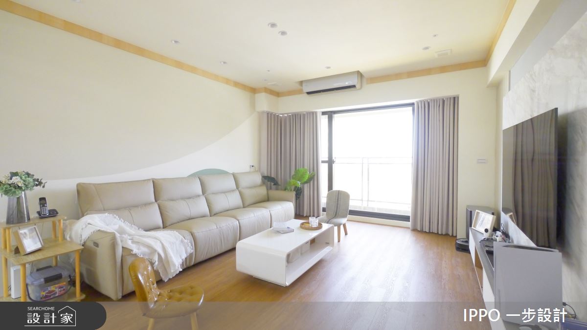 28坪中古屋(5~15年)＿現代風客廳案例圖片＿IPPO 一步設計＿一步_第五步之9