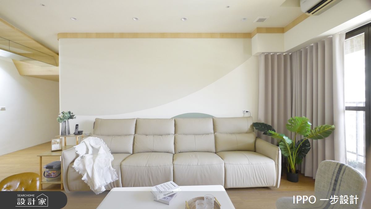 28坪中古屋(5~15年)＿現代風客廳案例圖片＿IPPO 一步設計＿一步_第五步之10