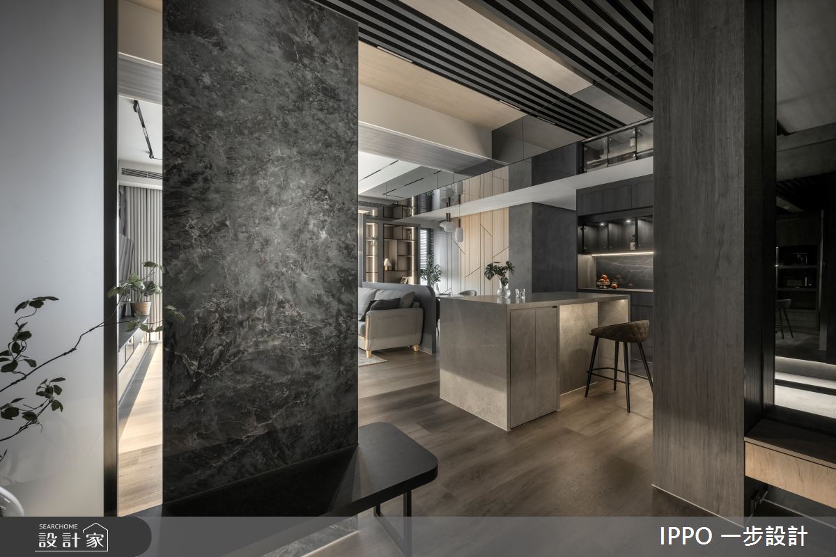 28坪新成屋(5年以下)＿現代風玄關中島案例圖片＿IPPO 一步設計＿一步_第二十七步 靜默之境之3