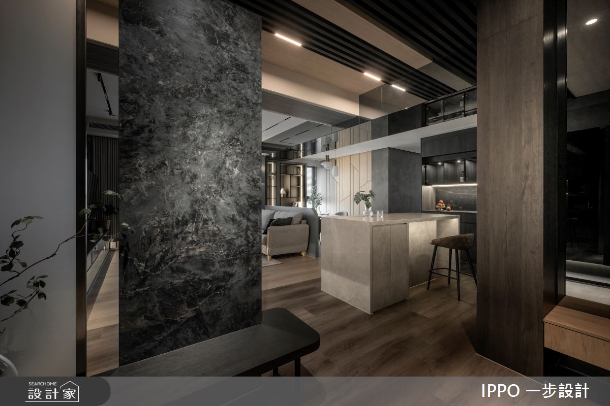 28坪新成屋(5年以下)＿現代風玄關中島案例圖片＿IPPO 一步設計＿一步_第二十七步 靜默之境之4