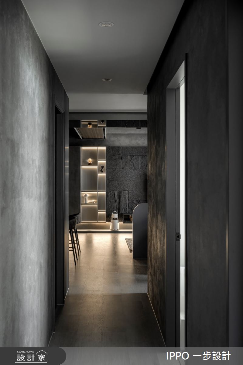 28坪新成屋(5年以下)＿現代風走廊案例圖片＿IPPO 一步設計＿一步_第二十七步 靜默之境之20