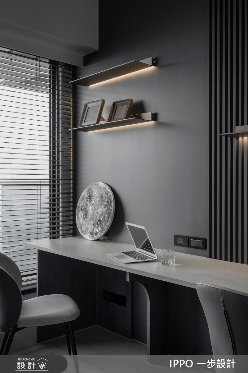 28坪新成屋(5年以下)＿現代風書房案例圖片＿IPPO 一步設計＿一步_第二十七步 靜默之境之23