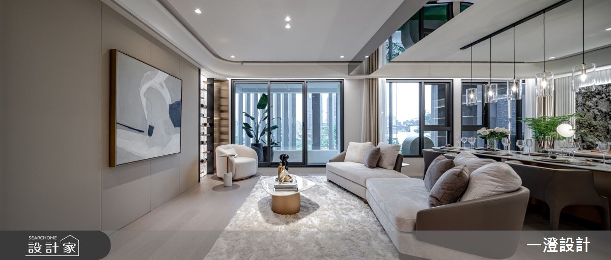 50坪＿輕奢華風客廳餐廳案例圖片＿一澄設計事業＿一澄_11.熠熠之6