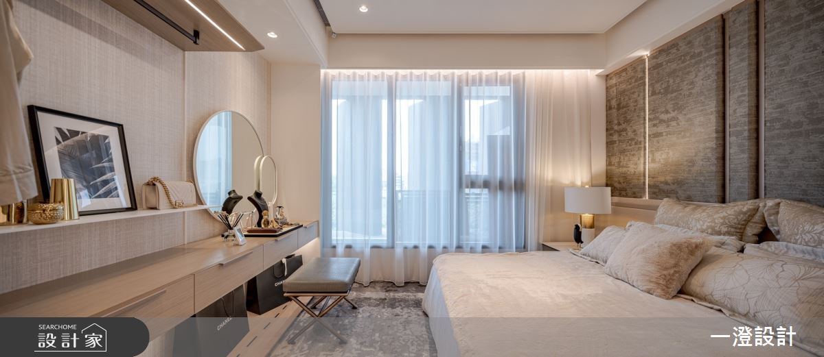 50坪＿輕奢華風臥室案例圖片＿一澄設計事業＿一澄_11.熠熠之10