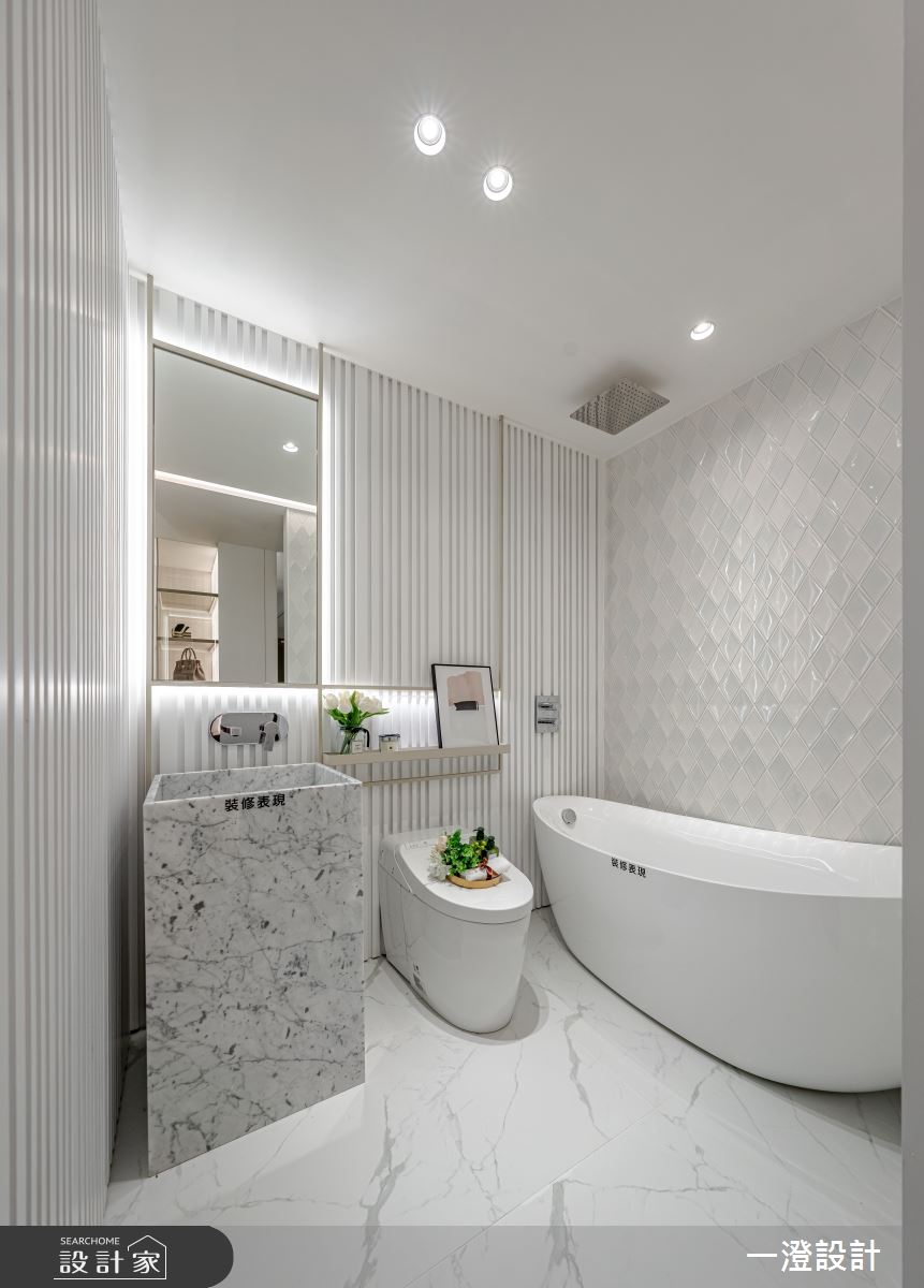 50坪＿輕奢華風浴室案例圖片＿一澄設計事業＿一澄_11.熠熠之15