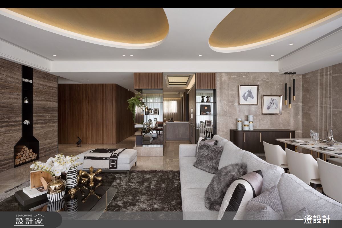 78坪＿現代人文風客廳餐廳廚房案例圖片＿一澄設計事業＿一澄_21.天際方圓之7