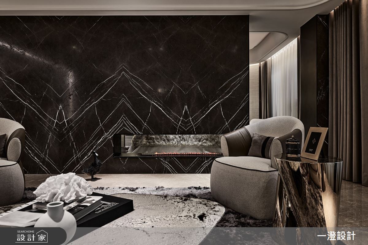 100坪＿現代輕奢風客廳案例圖片＿一澄設計事業＿一澄_22.墨‧砌之13