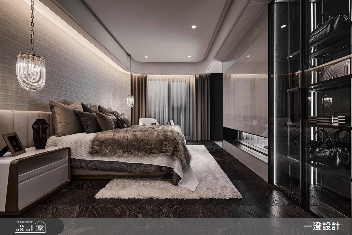 100坪＿現代輕奢風臥室案例圖片＿一澄設計事業＿一澄_22.墨‧砌之16