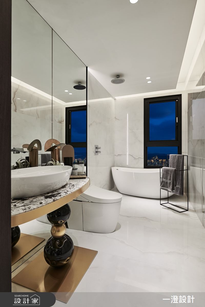 100坪＿現代輕奢風浴室案例圖片＿一澄設計事業＿一澄_22.墨‧砌之19