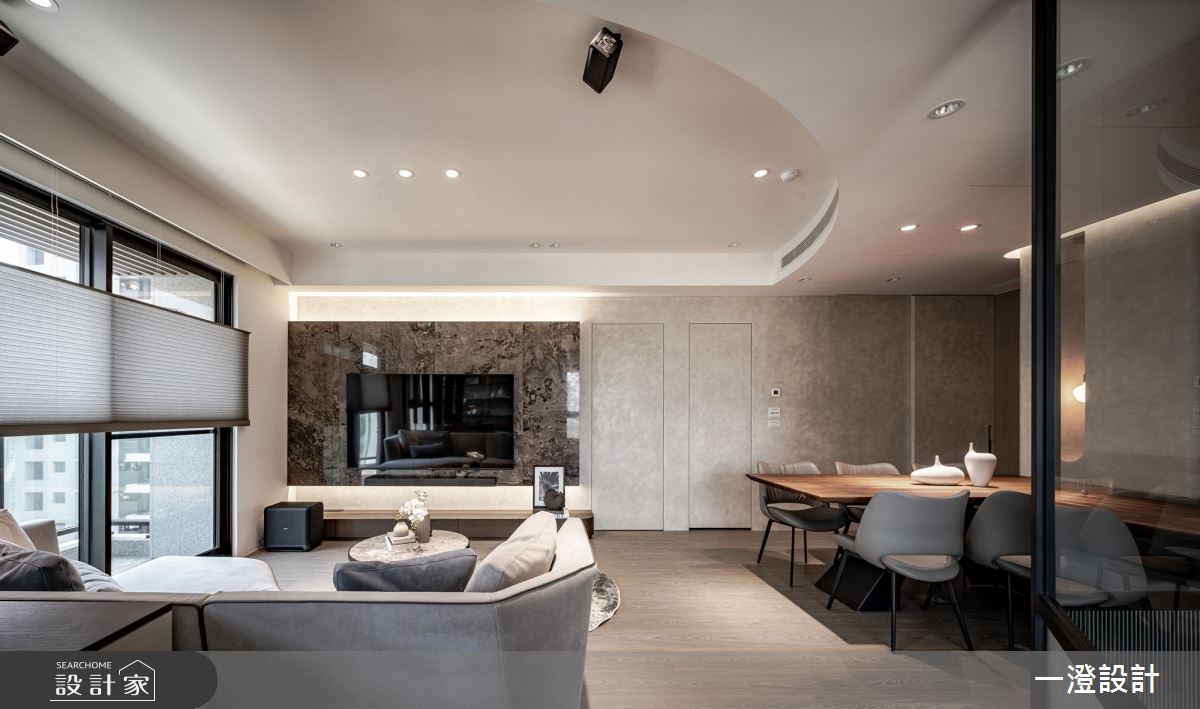 52坪＿輕奢風客廳餐廳案例圖片＿一澄設計事業＿一澄_26.頤‧石之4