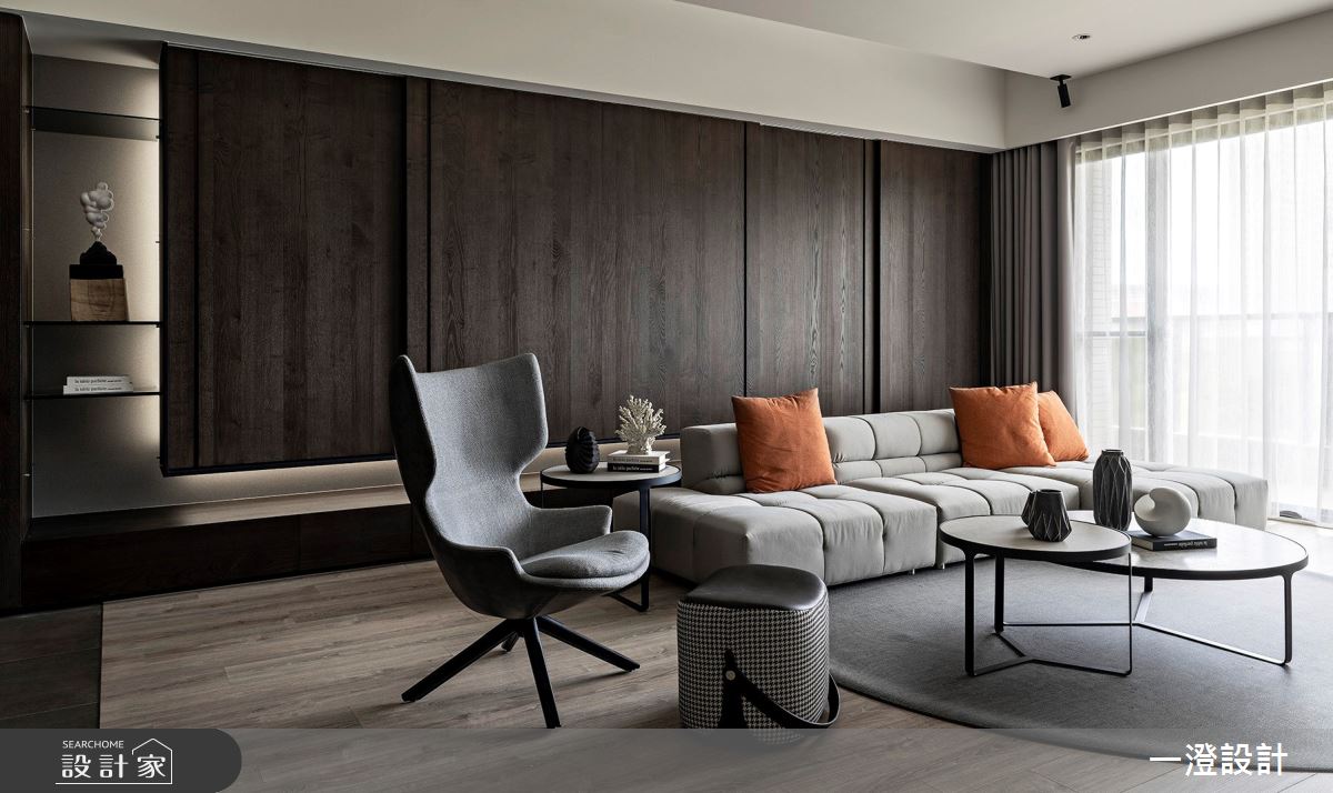 50坪＿木質人文風客廳案例圖片＿一澄設計事業＿一澄_27.沐木之2