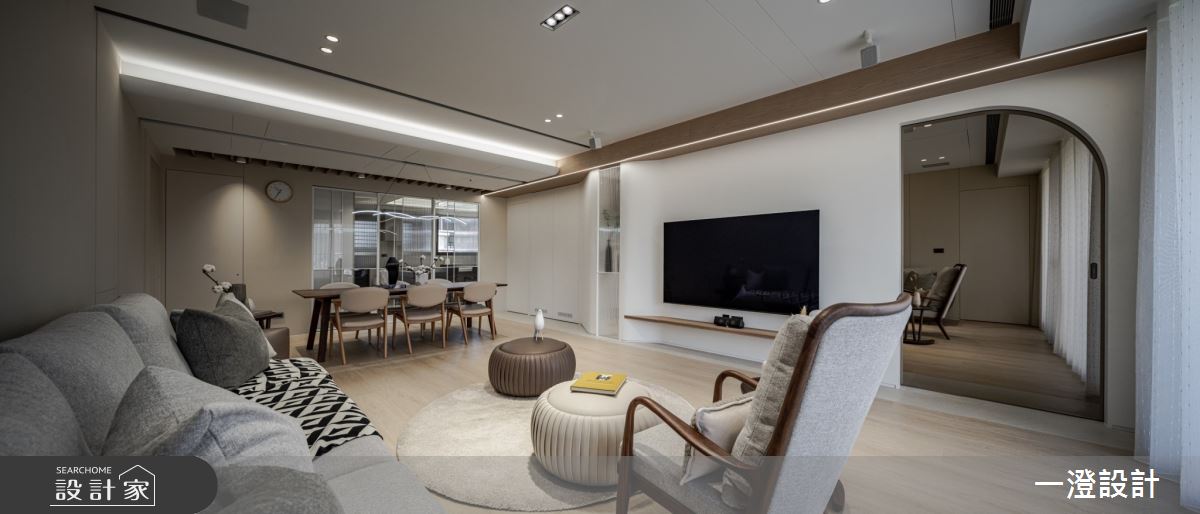 63坪＿現代北歐風客廳餐廳案例圖片＿一澄設計事業＿一澄_31.漫漫日光之7