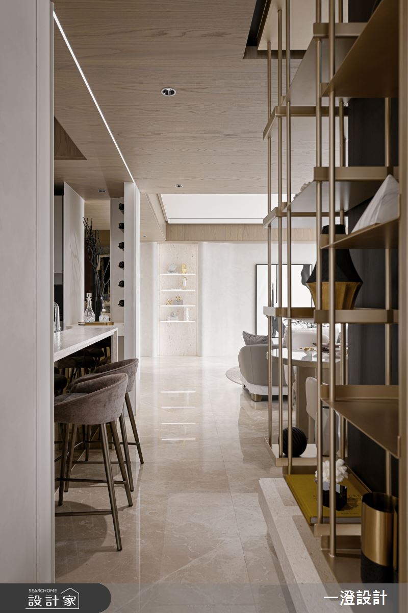55坪＿侘寂輕奢風走廊中島案例圖片＿一澄設計事業＿一澄_44.賦居之11
