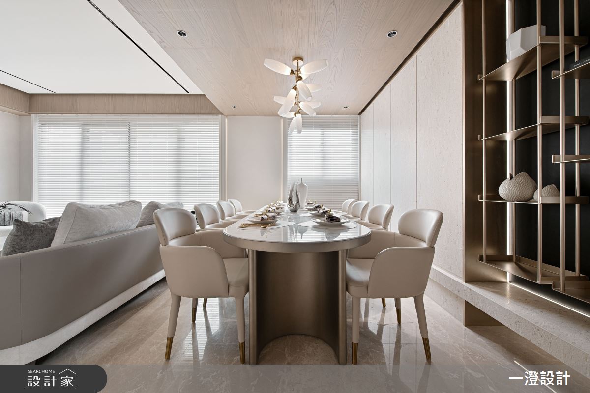 55坪＿侘寂輕奢風客廳餐廳案例圖片＿一澄設計事業＿一澄_44.賦居之7