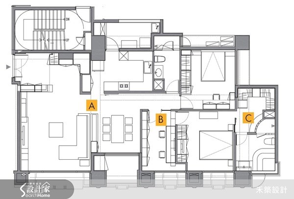 45坪新成屋(5年以下)＿現代風案例圖片＿禾築國際設計＿禾築_12之9