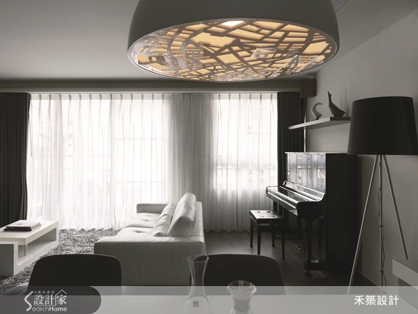 35坪新成屋(5年以下)＿北歐風客廳案例圖片＿禾築國際設計＿禾築_26之4