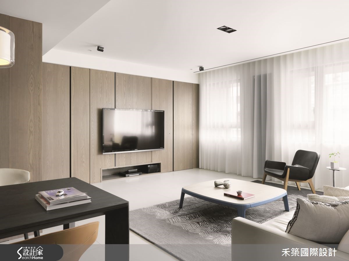 35坪預售屋＿簡約風客廳案例圖片＿禾築國際設計＿禾築_32之6