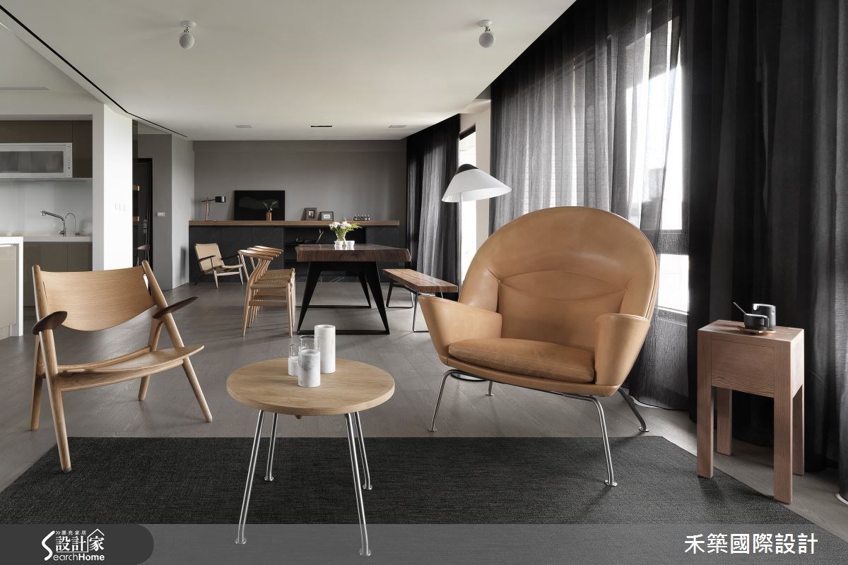 40坪中古屋(5~15年)＿現代風客廳案例圖片＿禾築國際設計＿禾築_35之15