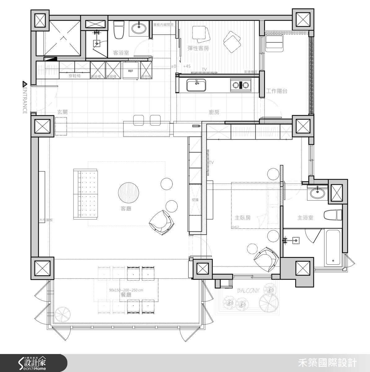 35坪新成屋(5年以下)＿案例圖片＿禾築國際設計＿禾築_37之44