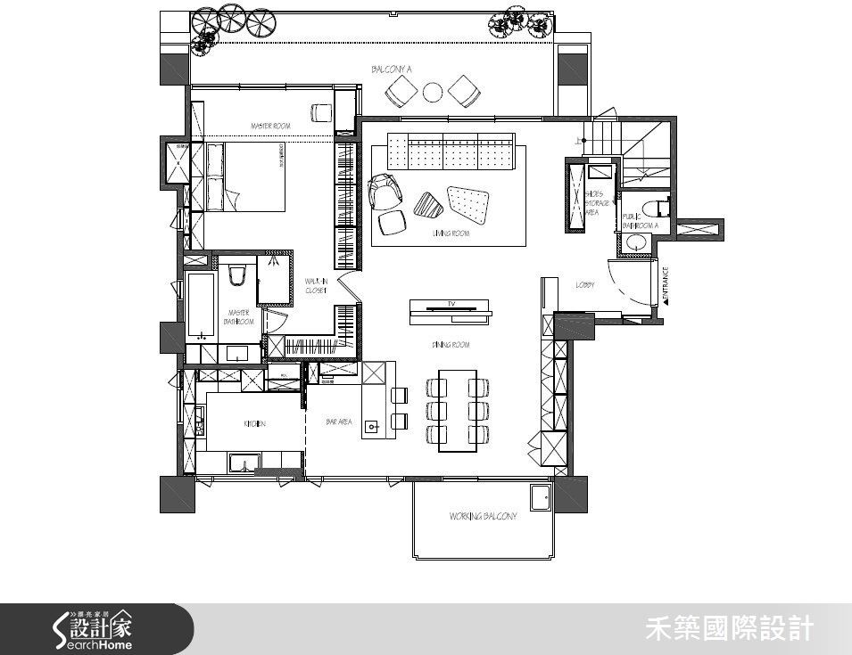 85坪新成屋(5年以下)＿現代風案例圖片＿禾築國際設計＿禾築_39之69