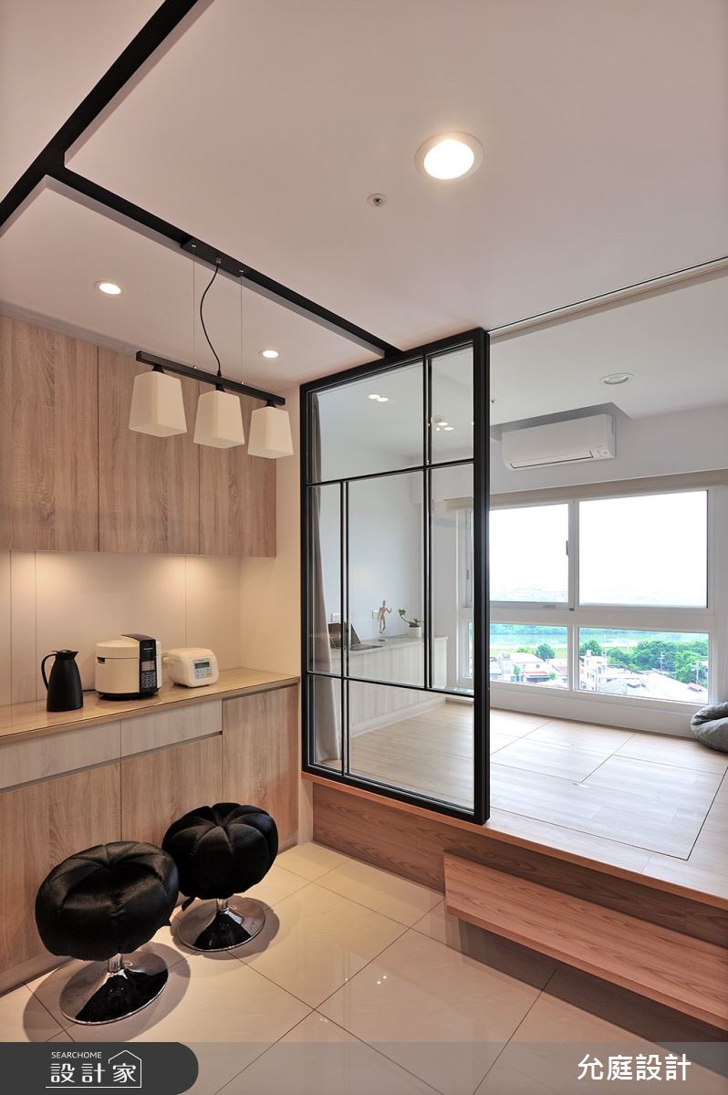 17坪新成屋(5年以下)＿現代風客廳多功能室案例圖片＿允庭室內裝修設計有限公司＿允庭_餘暉 漣漪之8