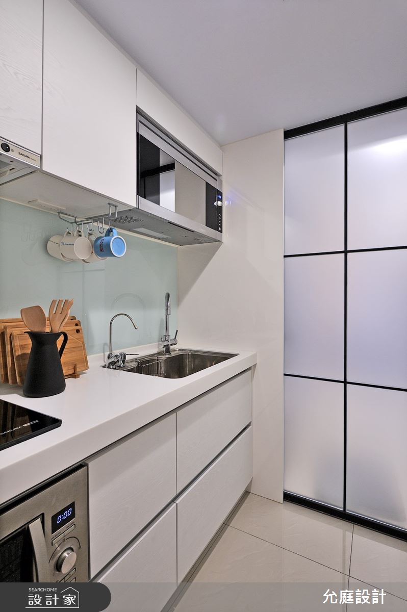 17坪新成屋(5年以下)＿現代風廚房案例圖片＿允庭室內裝修設計有限公司＿允庭_餘暉 漣漪之9