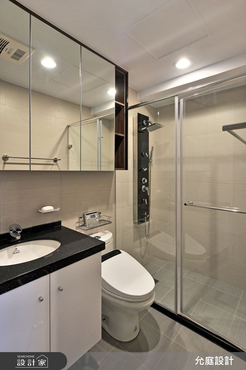 17坪新成屋(5年以下)＿現代風浴室案例圖片＿允庭室內裝修設計有限公司＿允庭_餘暉 漣漪之12