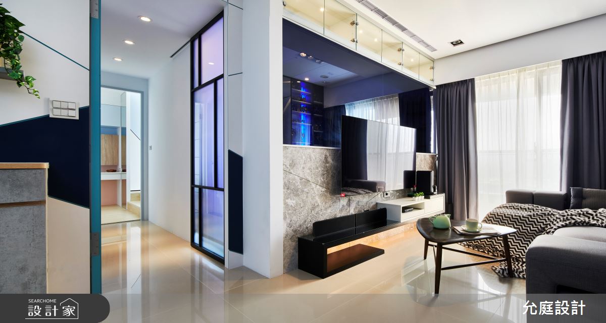 新成屋(5年以下)＿北歐風客廳走廊案例圖片＿允庭室內裝修設計有限公司＿允庭_破碎虛空之7