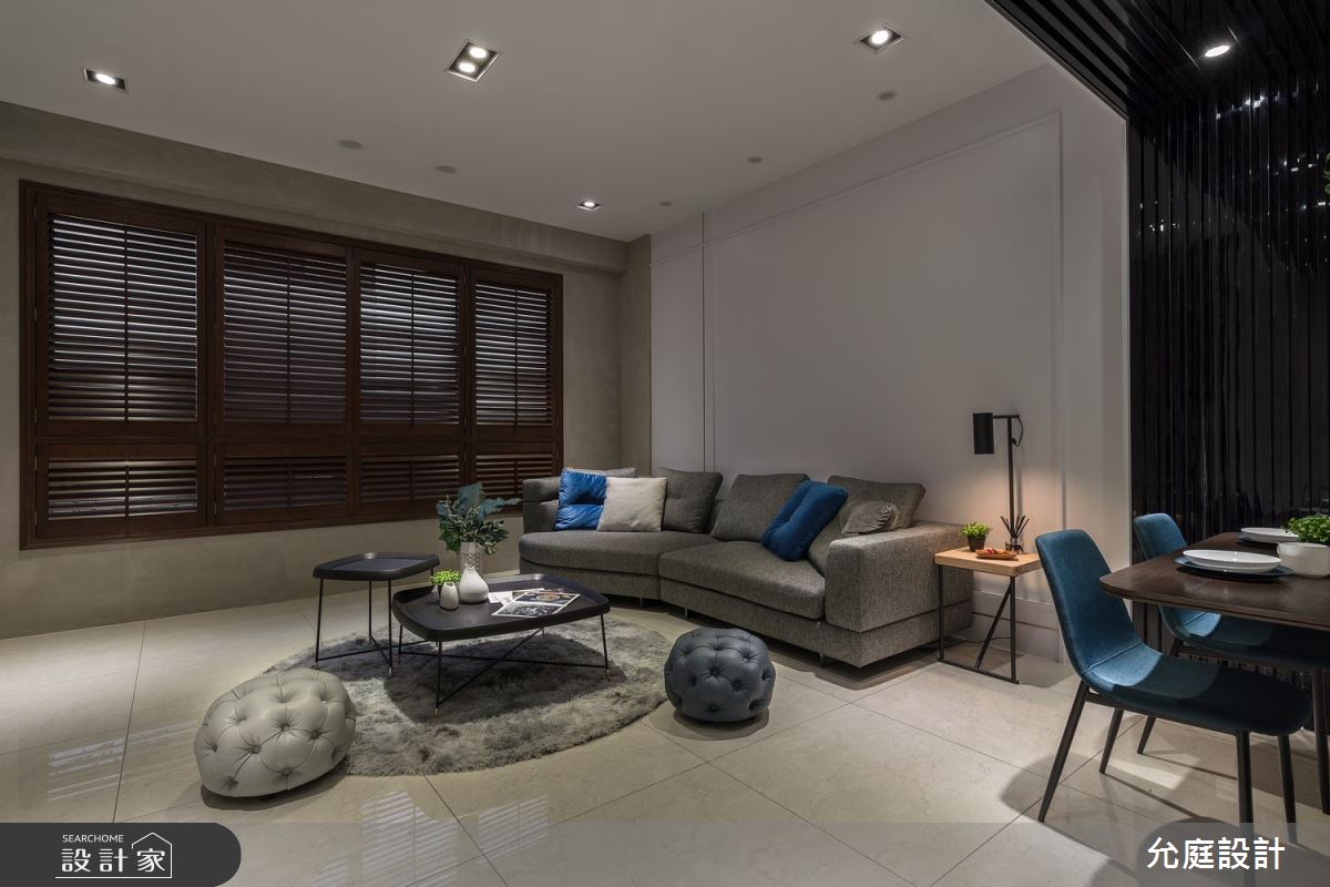 15坪新成屋(5年以下)＿北歐風客廳餐廳案例圖片＿允庭室內裝修設計有限公司＿允庭_成長之3