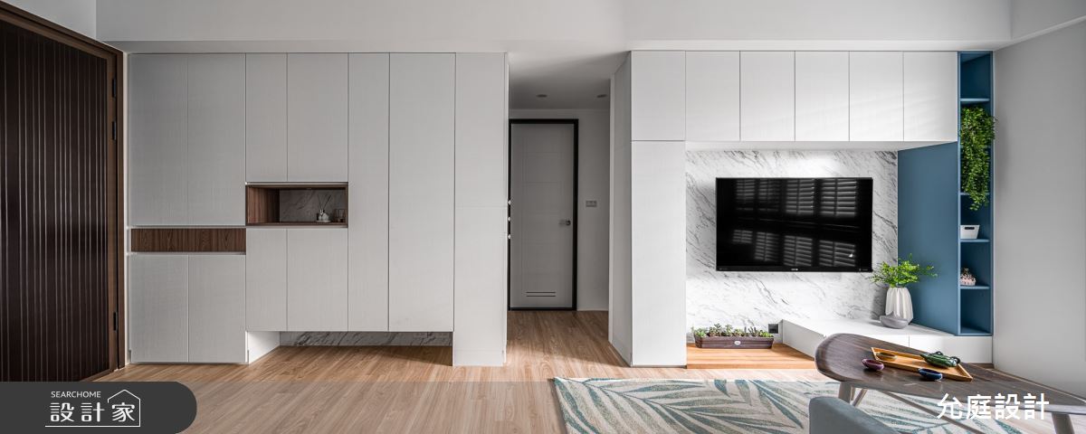 17坪新成屋(5年以下)＿北歐風客廳案例圖片＿允庭室內裝修設計有限公司＿允庭_希臘 慢活之1