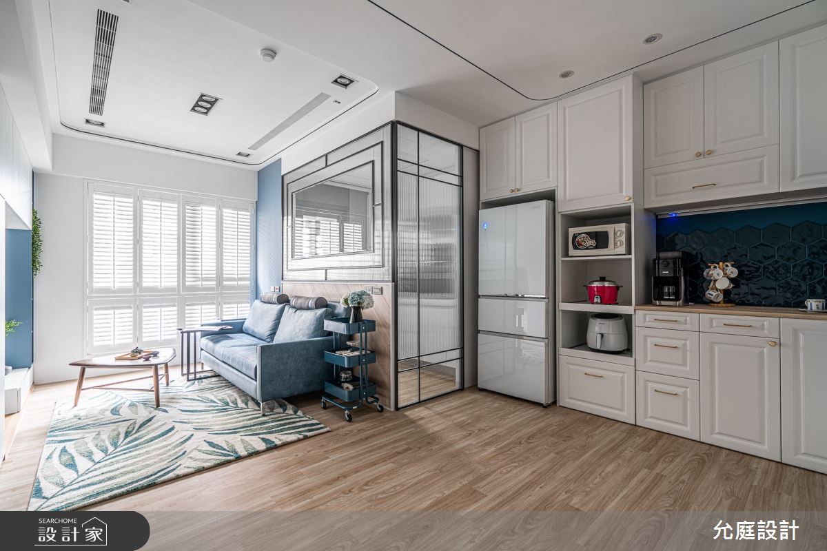 17坪新成屋(5年以下)＿北歐風客廳案例圖片＿允庭室內裝修設計有限公司＿允庭_希臘 慢活之6