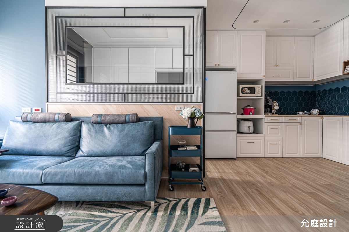 17坪新成屋(5年以下)＿北歐風客廳案例圖片＿允庭室內裝修設計有限公司＿允庭_希臘 慢活之5