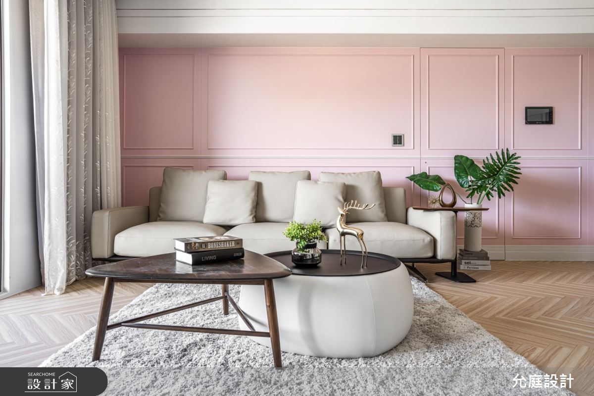 80坪新成屋(5年以下)＿美式風客廳案例圖片＿允庭室內裝修設計有限公司＿允庭_美式清風淡雅之2