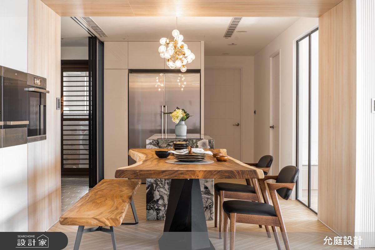 80坪新成屋(5年以下)＿美式風餐廳案例圖片＿允庭室內裝修設計有限公司＿允庭_美式清風淡雅之6