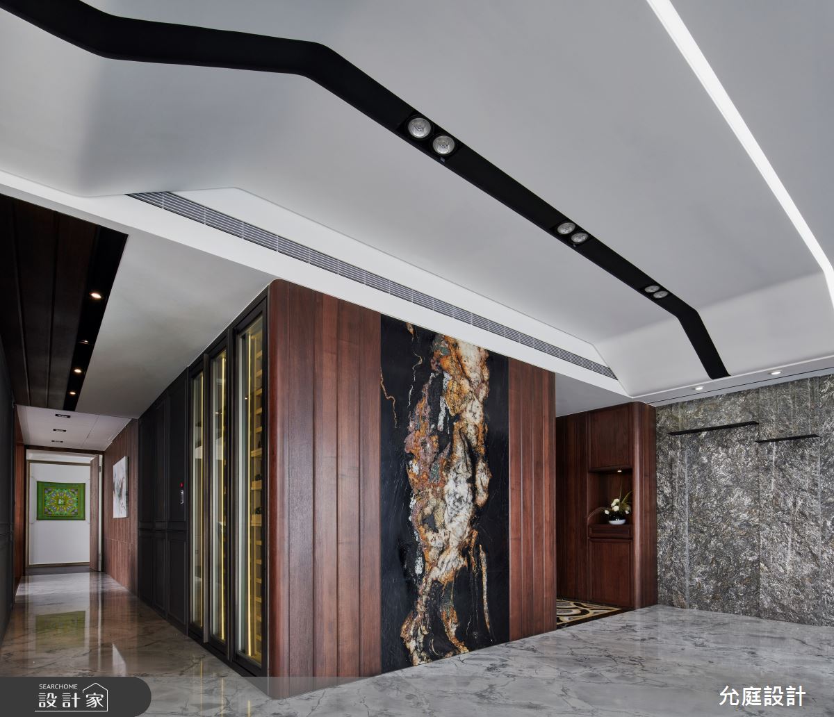 80坪新成屋(5年以下)＿現代風客廳案例圖片＿允庭室內裝修設計有限公司＿允庭_歲月之1