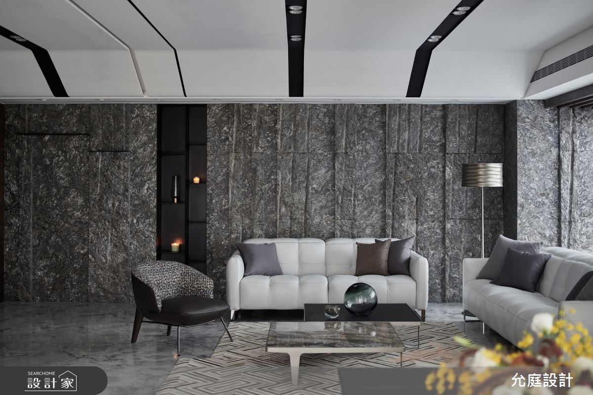 80坪新成屋(5年以下)＿現代風客廳案例圖片＿允庭室內裝修設計有限公司＿允庭_歲月之2