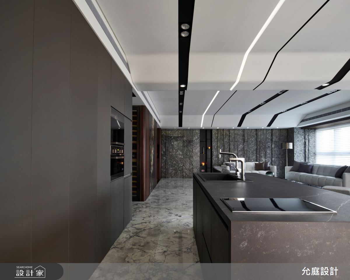 80坪新成屋(5年以下)＿現代風中島案例圖片＿允庭室內裝修設計有限公司＿允庭_歲月之7