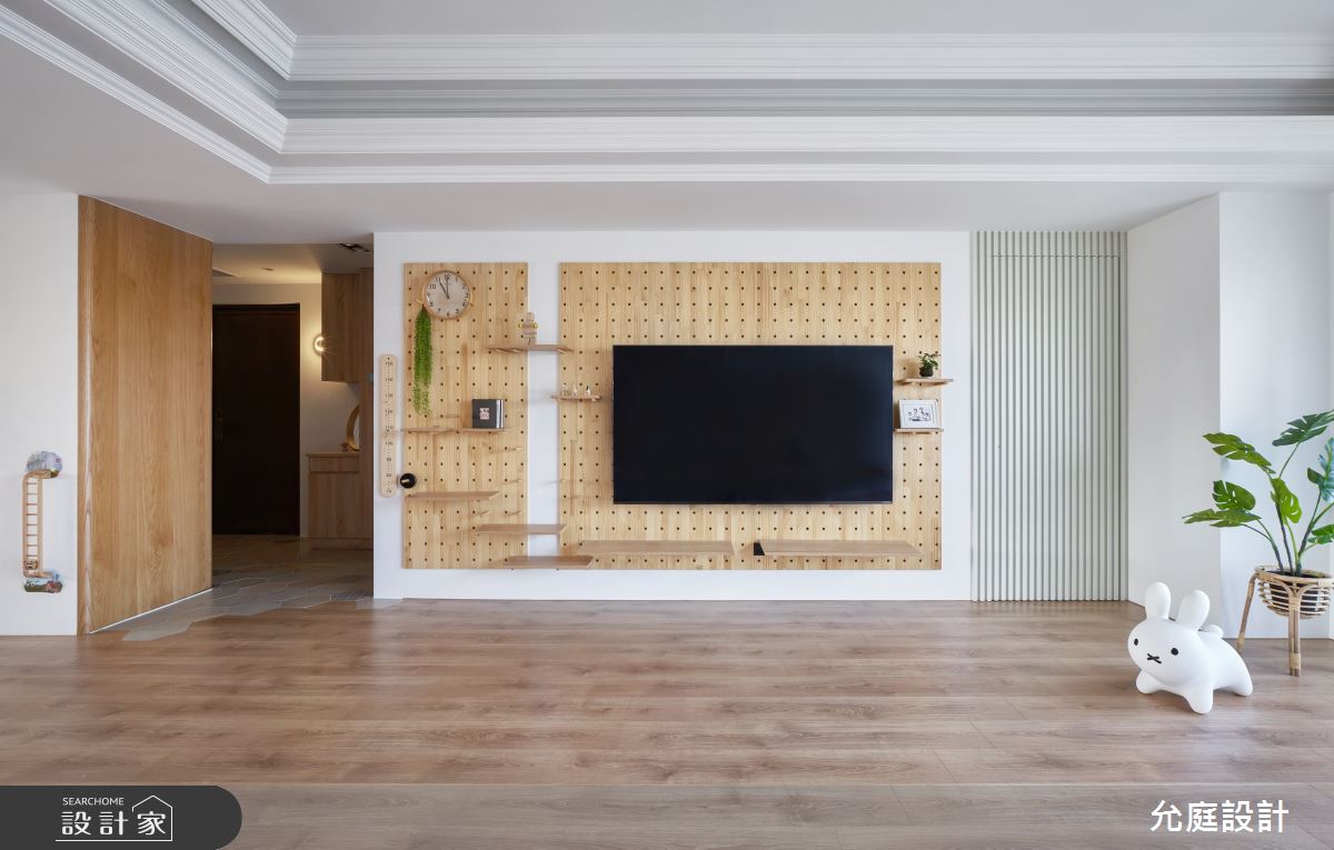 70坪老屋(16~30年)＿北歐風客廳案例圖片＿允庭室內裝修設計有限公司＿允庭_童趣童夢之3