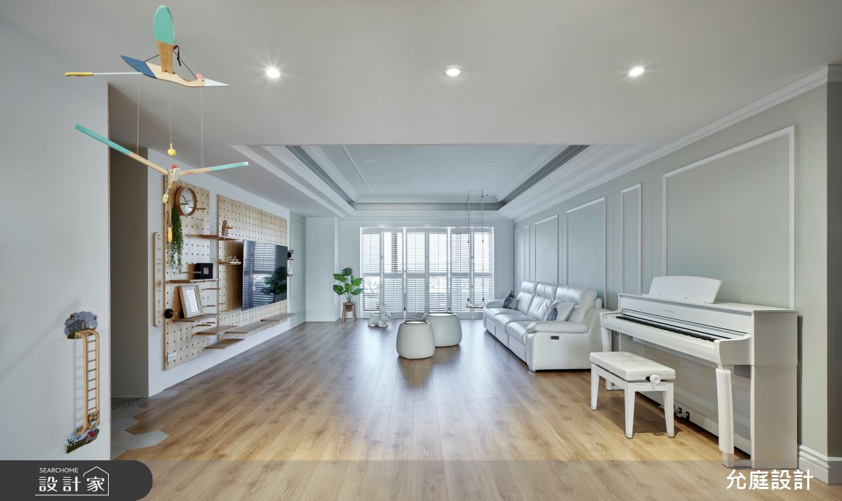 70坪老屋(16~30年)＿北歐風客廳案例圖片＿允庭室內裝修設計有限公司＿允庭_童趣童夢之5