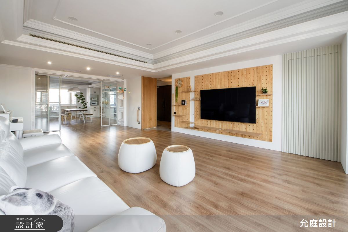 70坪老屋(16~30年)＿北歐風客廳案例圖片＿允庭室內裝修設計有限公司＿允庭_童趣童夢之4