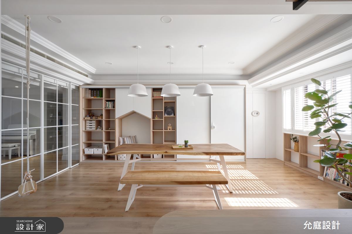 70坪老屋(16~30年)＿北歐風餐廳案例圖片＿允庭室內裝修設計有限公司＿允庭_童趣童夢之8